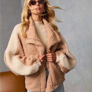 Vici Cloudwalk Colorblock fleece Sherpa